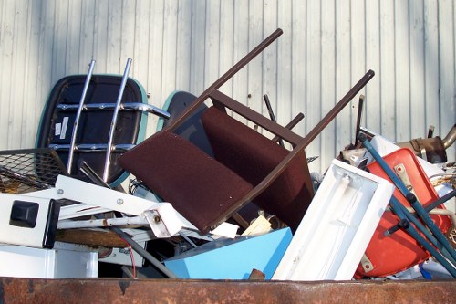 Sustainable and eco-friendly furniture clearance process in action.